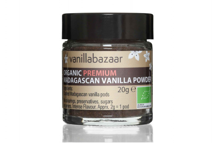 20g Premium Organic Madagascan Vanilla Powder