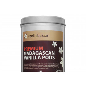 250g Premium Madagascan Vanilla Pod Tin